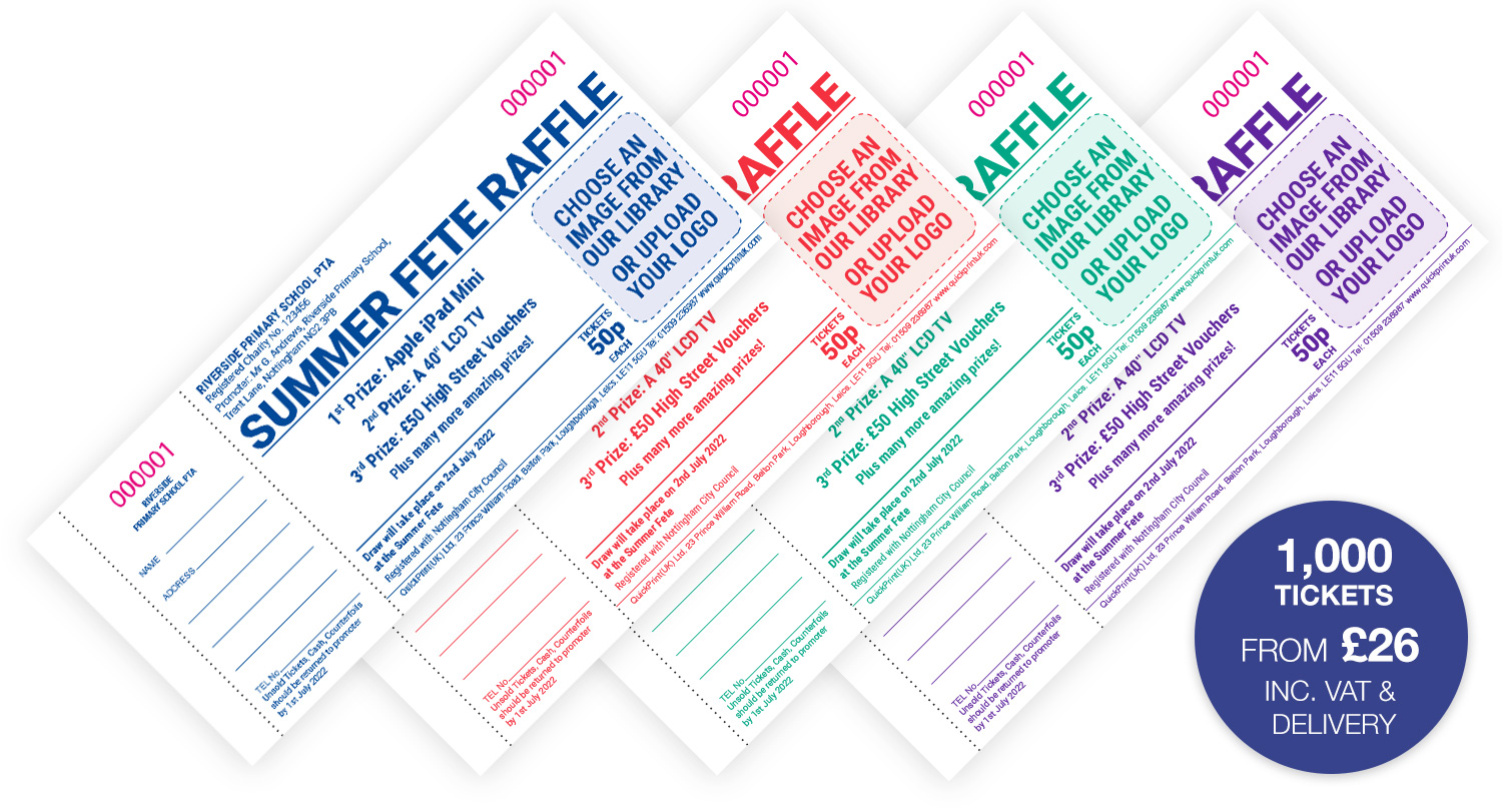custom logo tickets