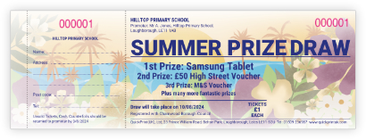 summer raffle tickets